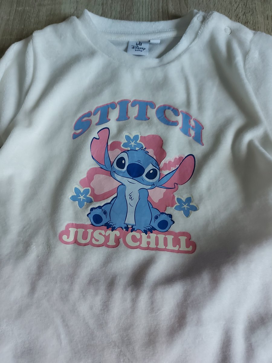 Illustration de NEUF pyjama tout doux Disney Stitch 23 mois 👌 