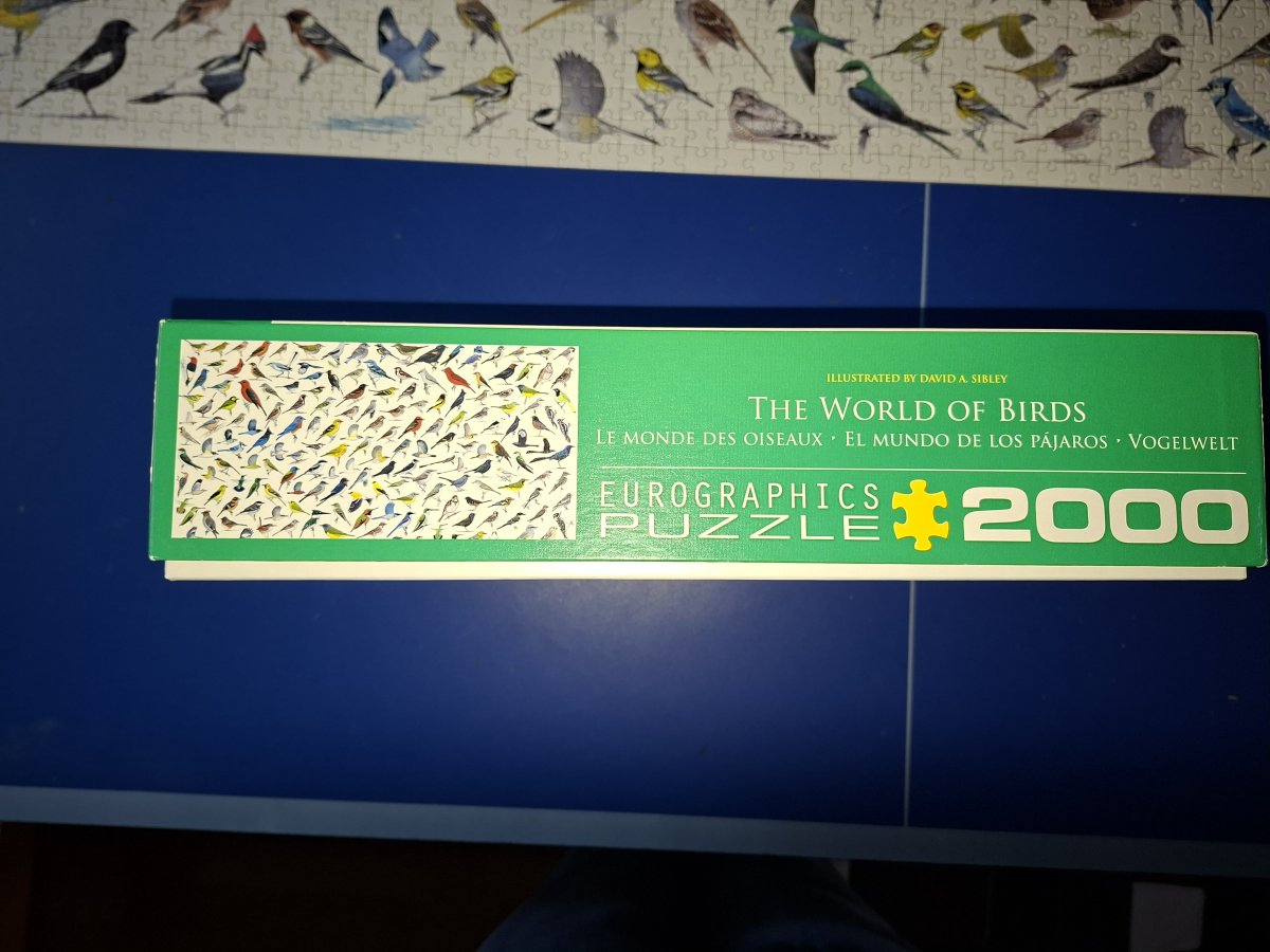 Illustration de Vendu: Magnifique puzzle d'oiseaux de 2000 pièces, en parfait état 