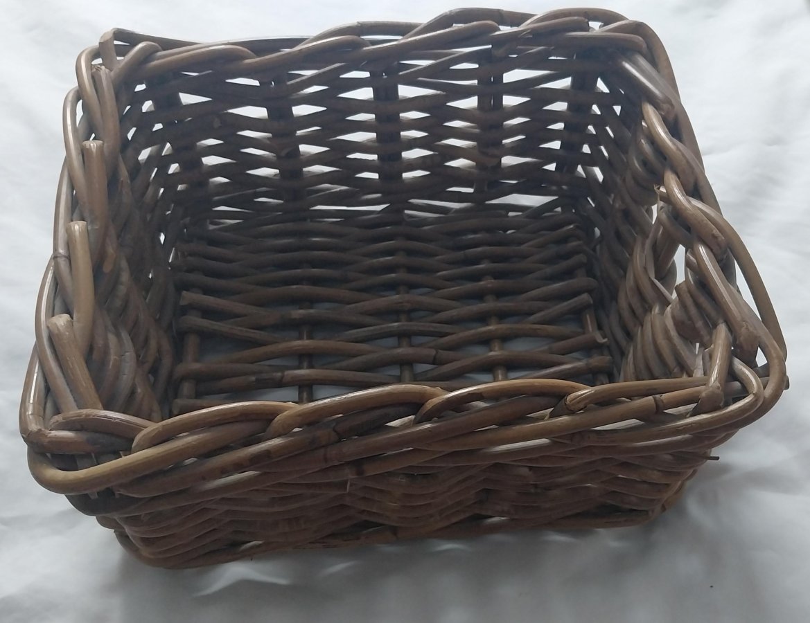Illustration de Panier gris, 25x29x15 