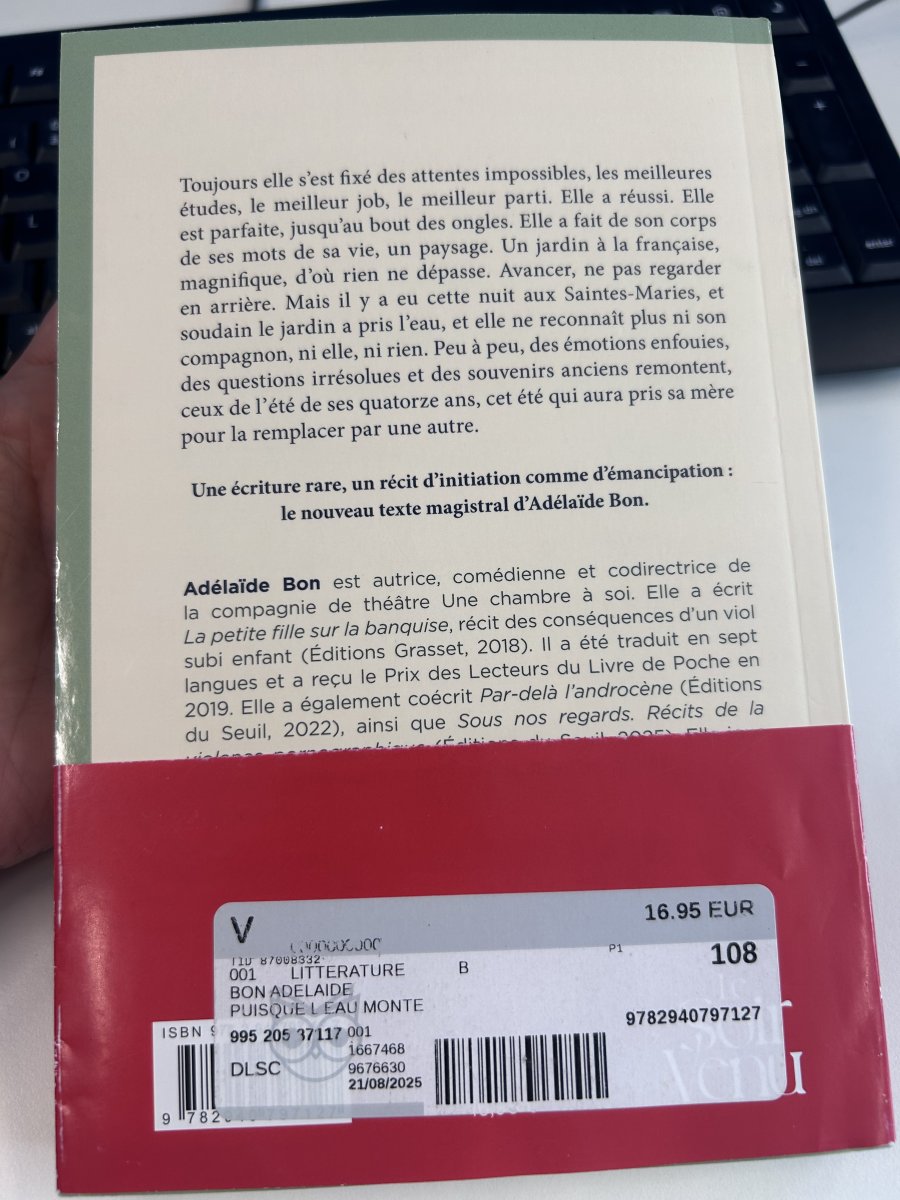 Illustration de Livre Puisque l’eau monte 