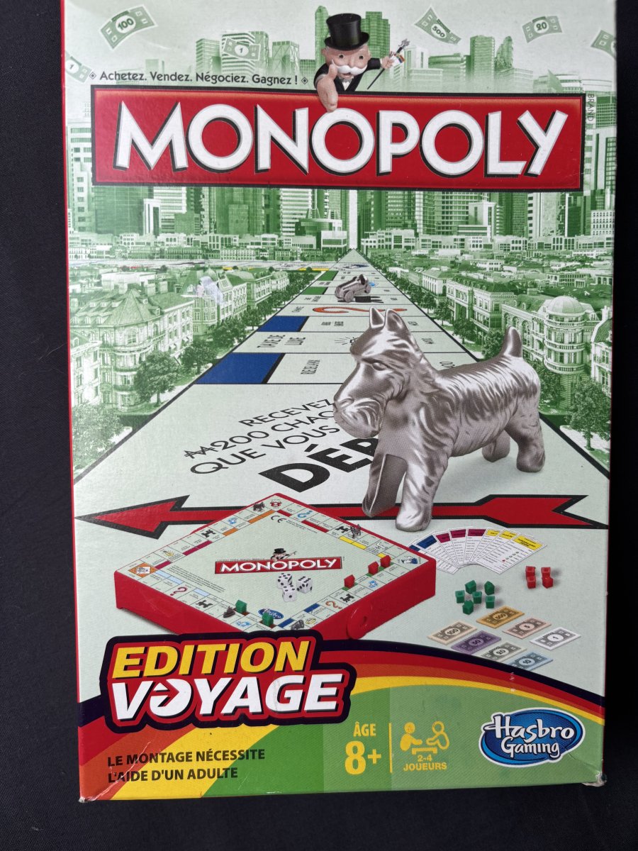 Illustration de Monopoly de voyage 