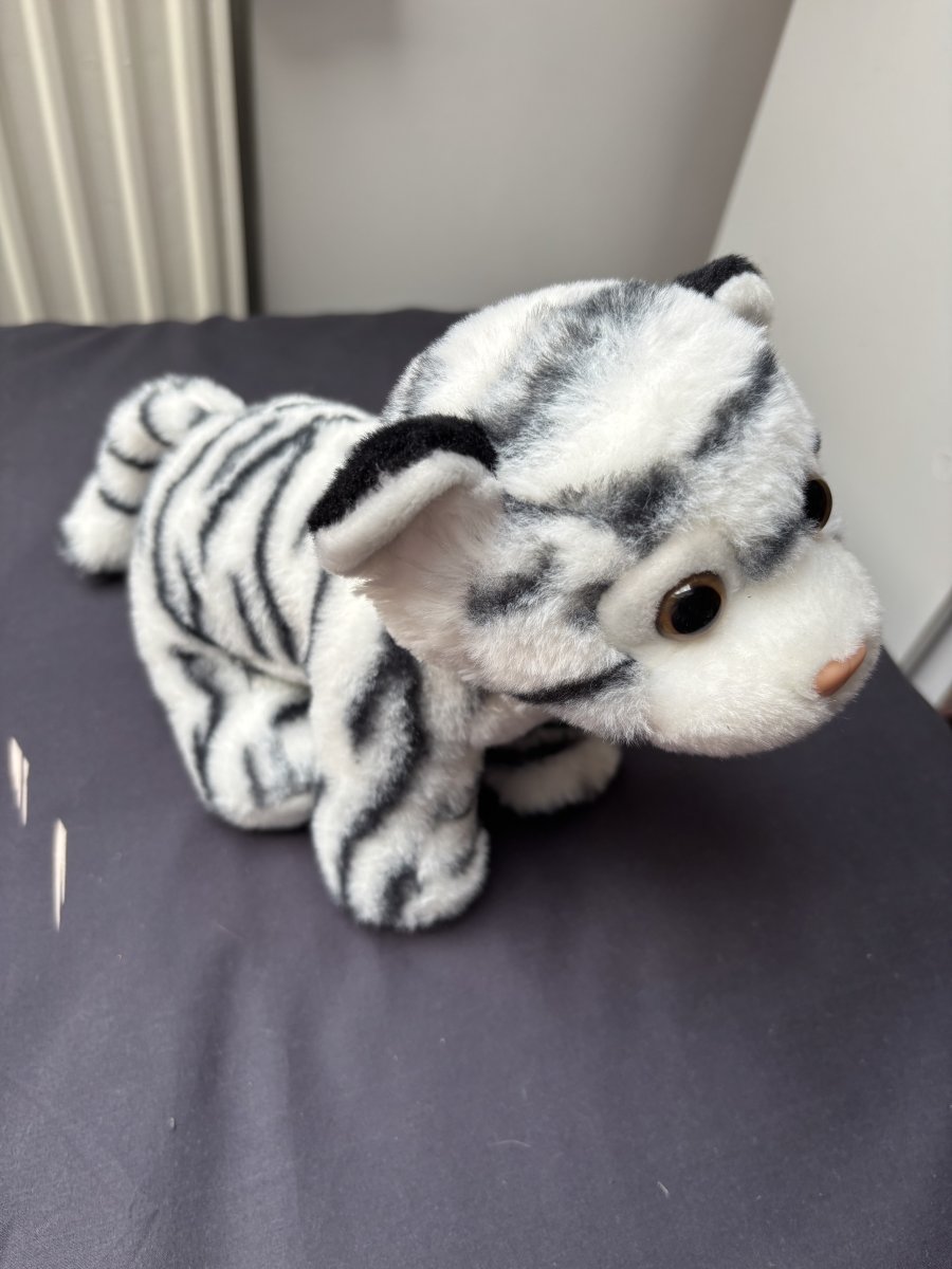 Illustration de Tigre blanc peluche 