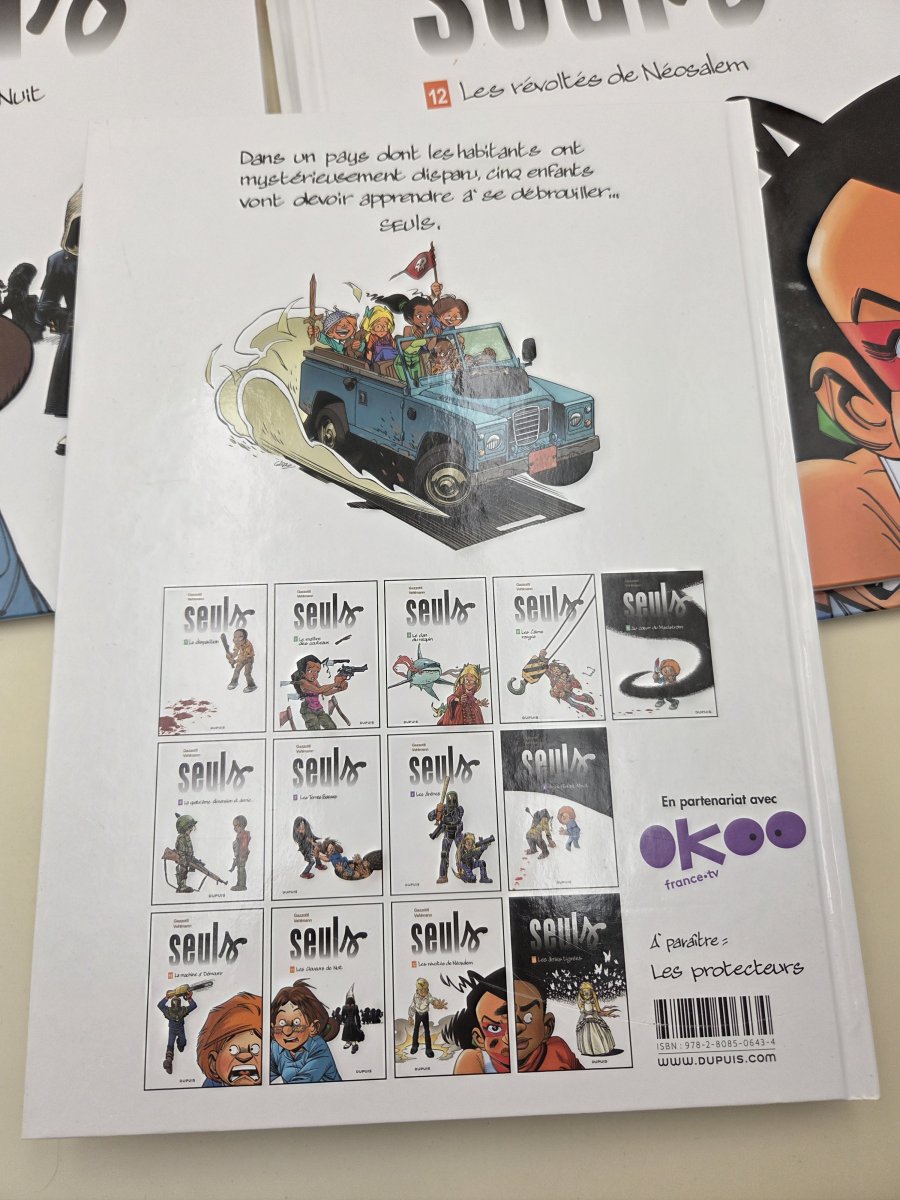 Illustration de 12 premiers Tomes BD Seuls 