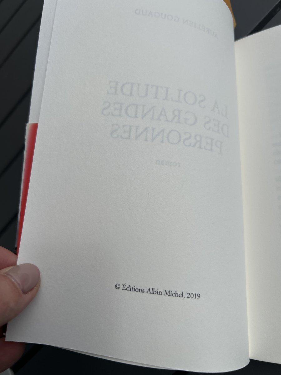 Illustration de Livre La solitude des grandes personnes 