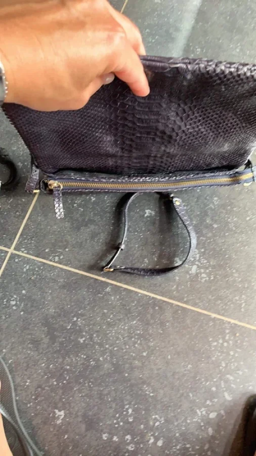 Illustration de Sac Clio bleu 