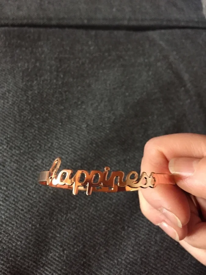 Illustration de Bracelet Mya Bay rosé neuf Happiness  