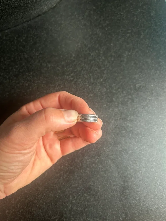 Illustration de Bague en acier 