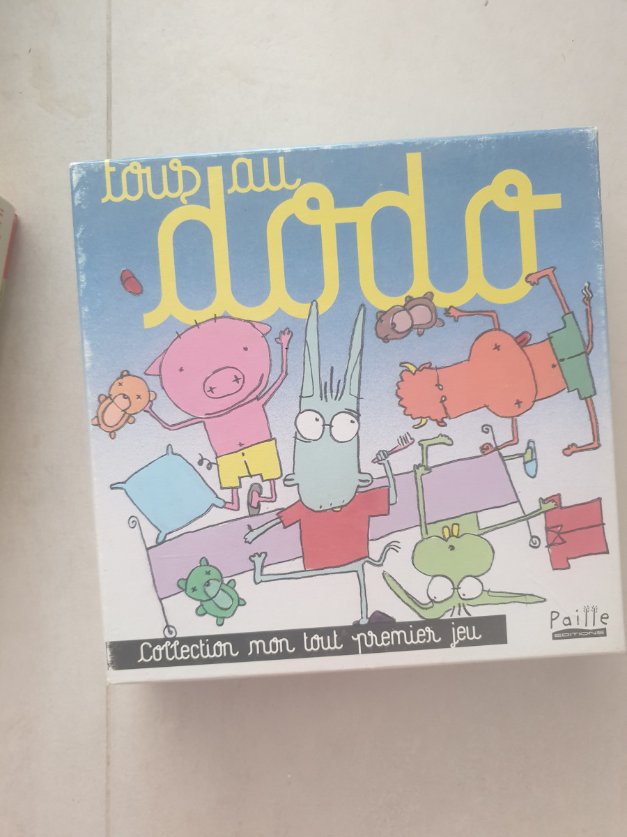 Illustration de jeu de société 'Tous au dodo' 